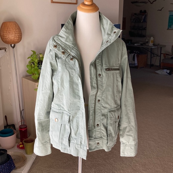 GAP Jackets & Blazers - Gap green utility jacket size Small